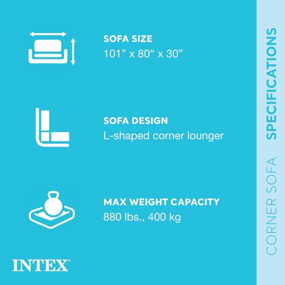 2 Intex Inflatable Sofas - Picture 9 of 9